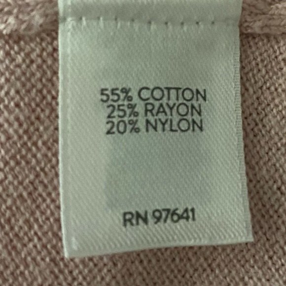 EUC J. Jill Pink Cotton Blend Oversized Loose Fit Sweater Size XS - Picture 6 of 7
